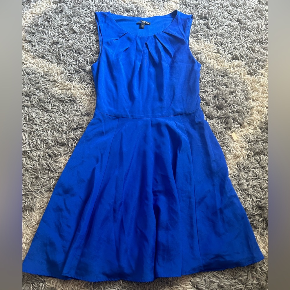 Express royal blue dress